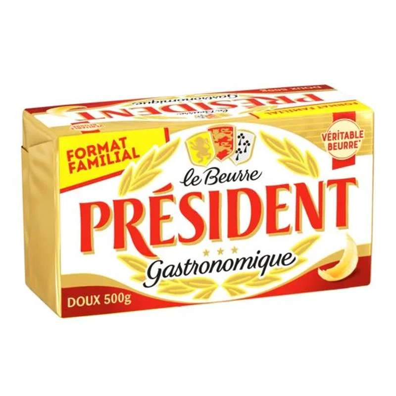 PRESIDENT BEURRE DOUX 500G