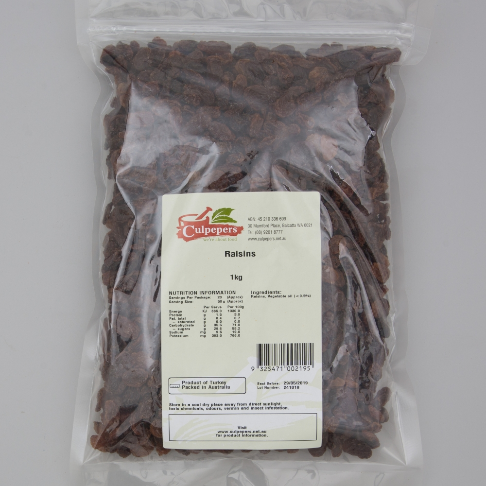 RAISINS AU KG