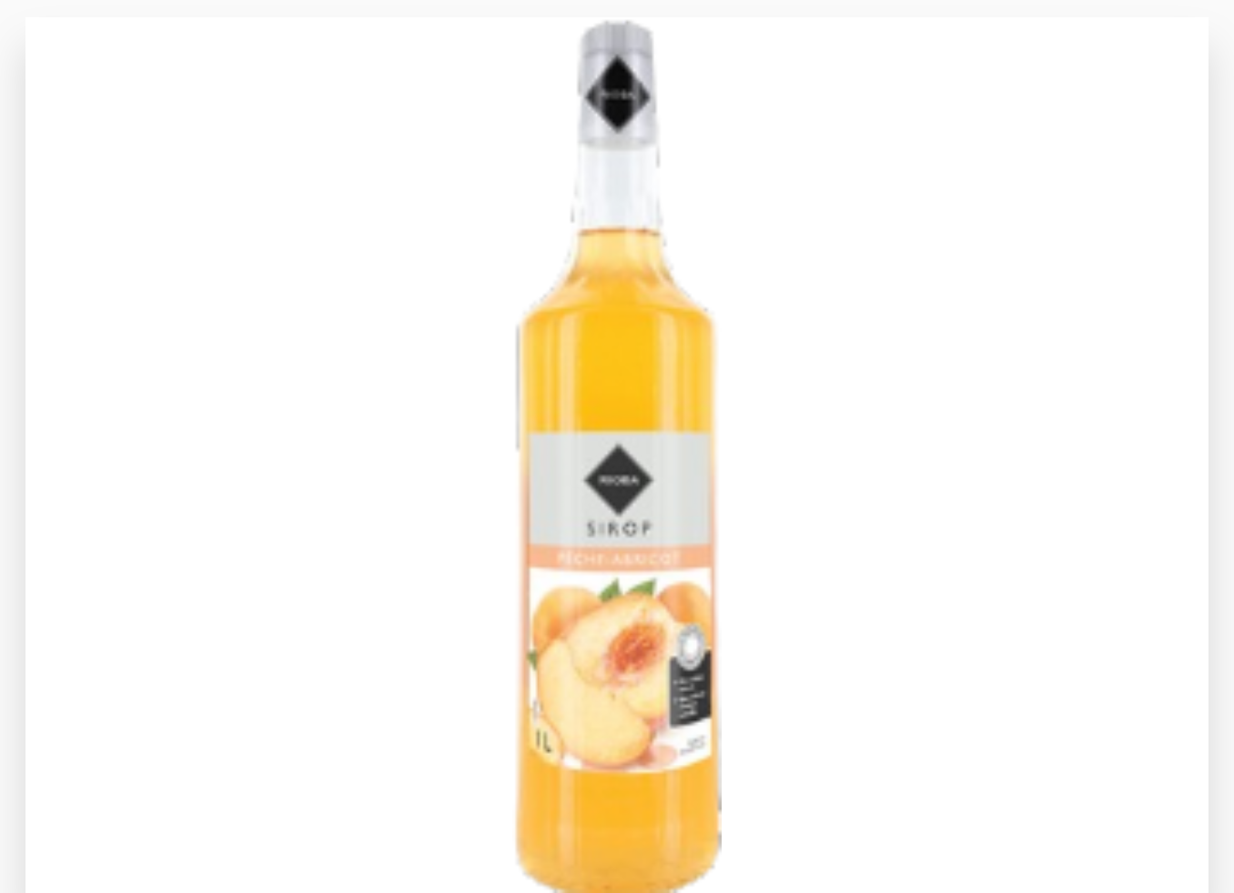 RIOBA SIROP DE PECHE ABRICOT 1L X 6