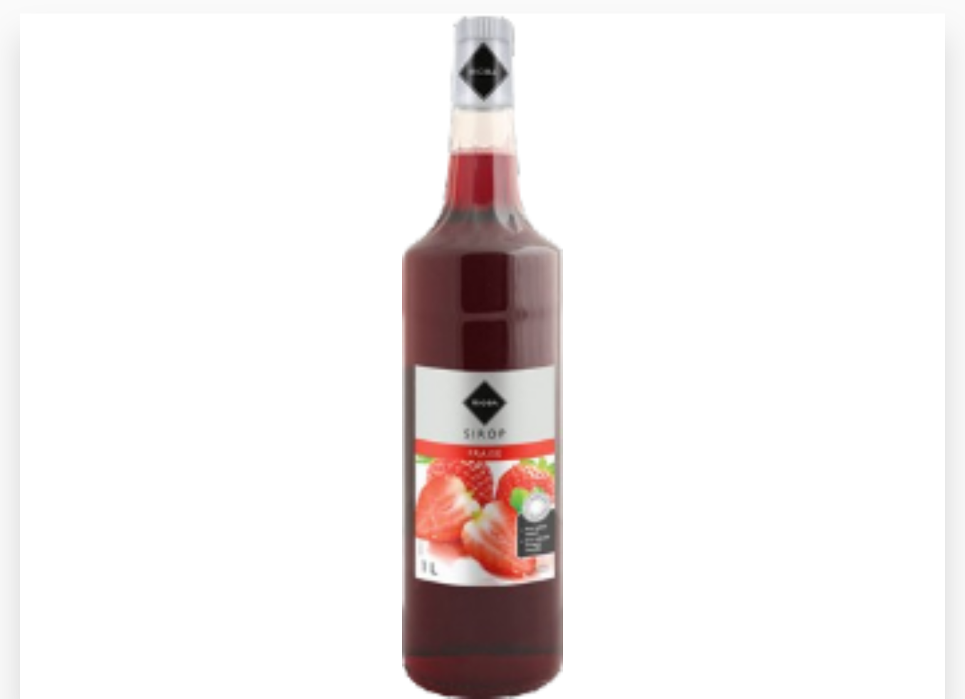 RIOBA SIROP FRAISE 1L X 6
