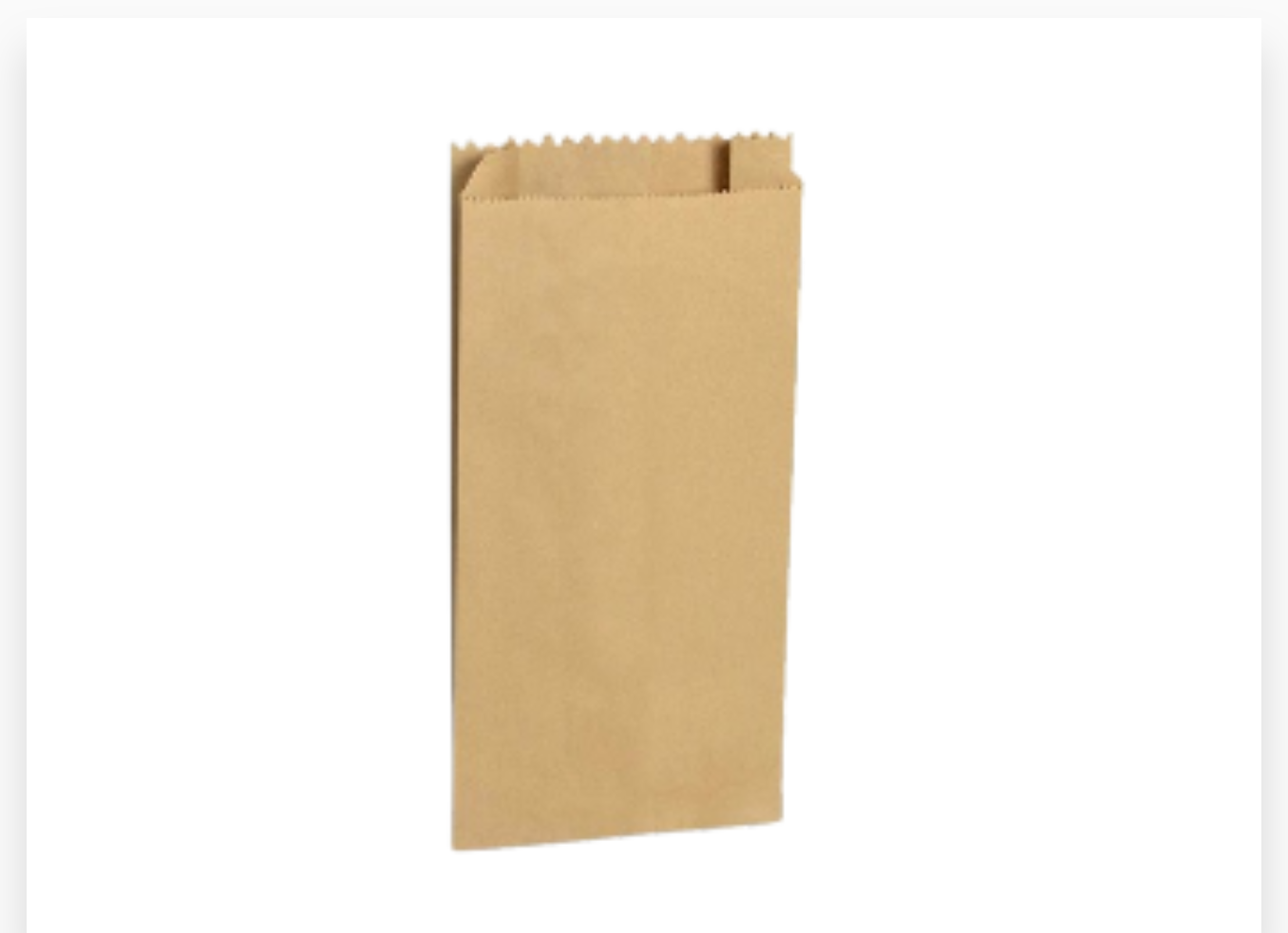SAC PAPIER BRUN NEUTRE 106      1000 PCS 200+40X360 S06KN