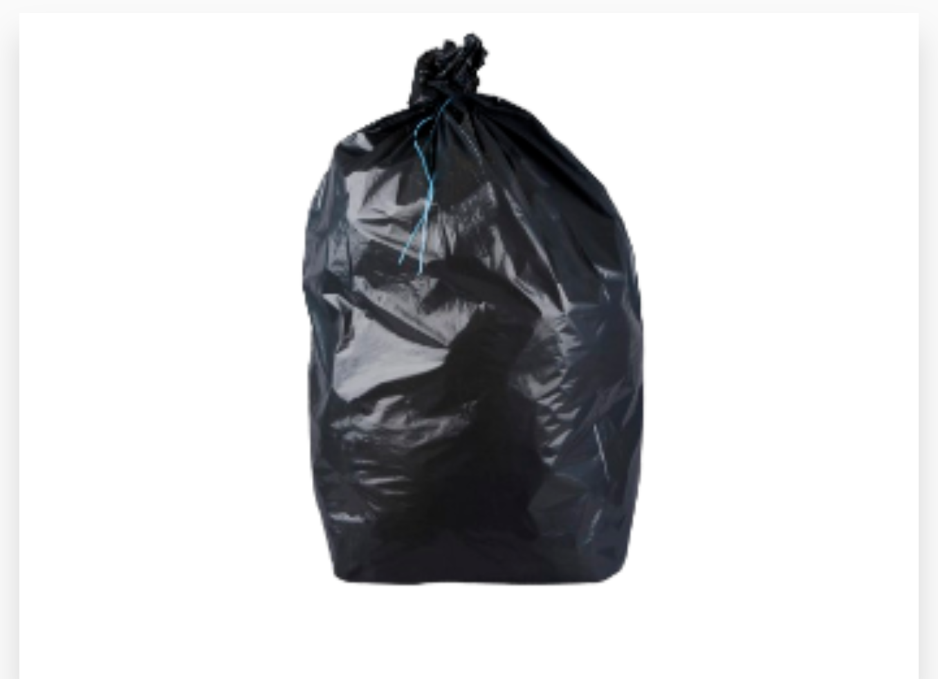 SAC POUBELLE NOIR 110L  8 X 25