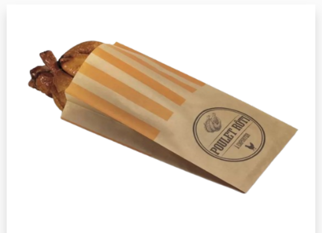 SAC POULET ROTI XL 500PCS 200 X70X350