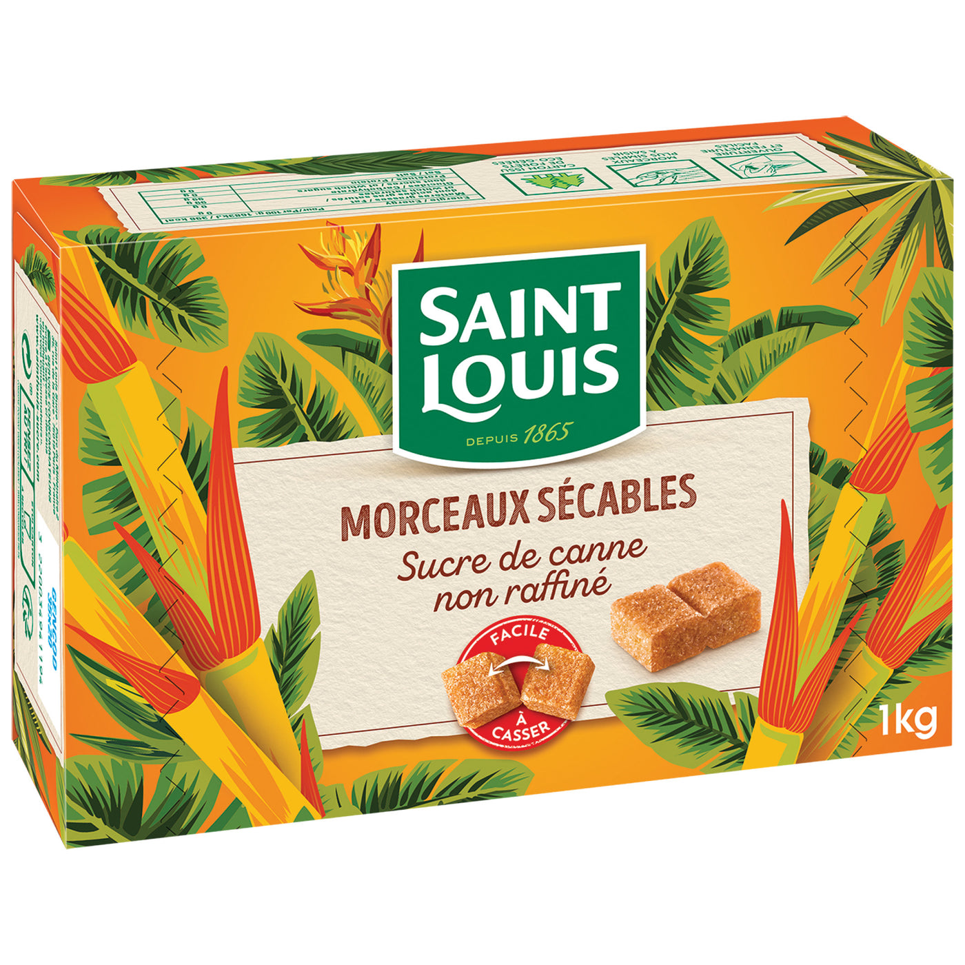 SAINT LOUIS SUCRE MORCEAUX 1KG X 5