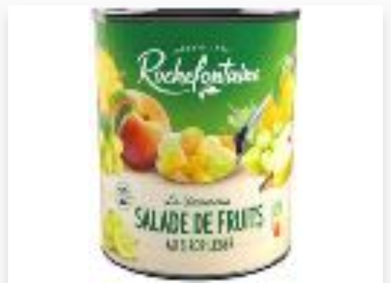 SALADE DE FRUITS ROCHEFONTAINE 820g x12