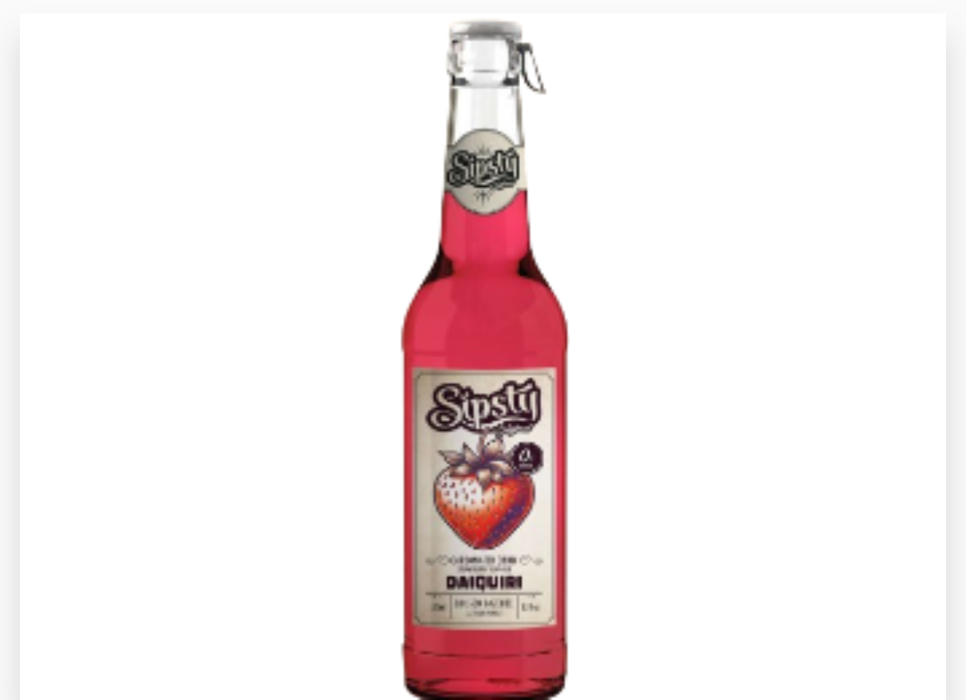 SIPSTY DAIQUIRI FRAISE 275ML X 24