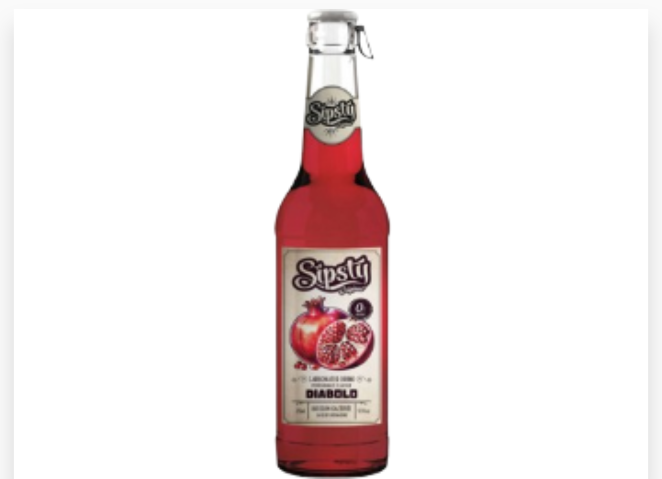 SIPSTY GRENADINE 275ML X 24