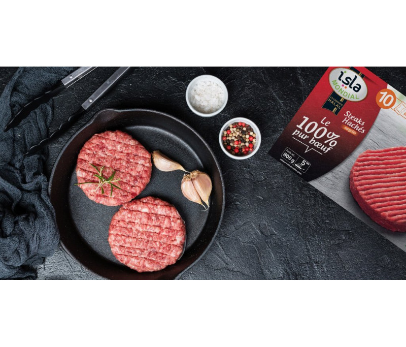 STEAK HACHE 80G PACK FAMILIAL 32P 2.56KG