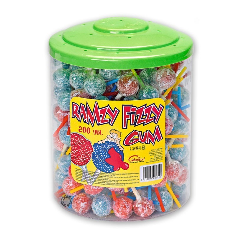 SUCETTE RAMZY COLA GUM 9Gx200 PIECES