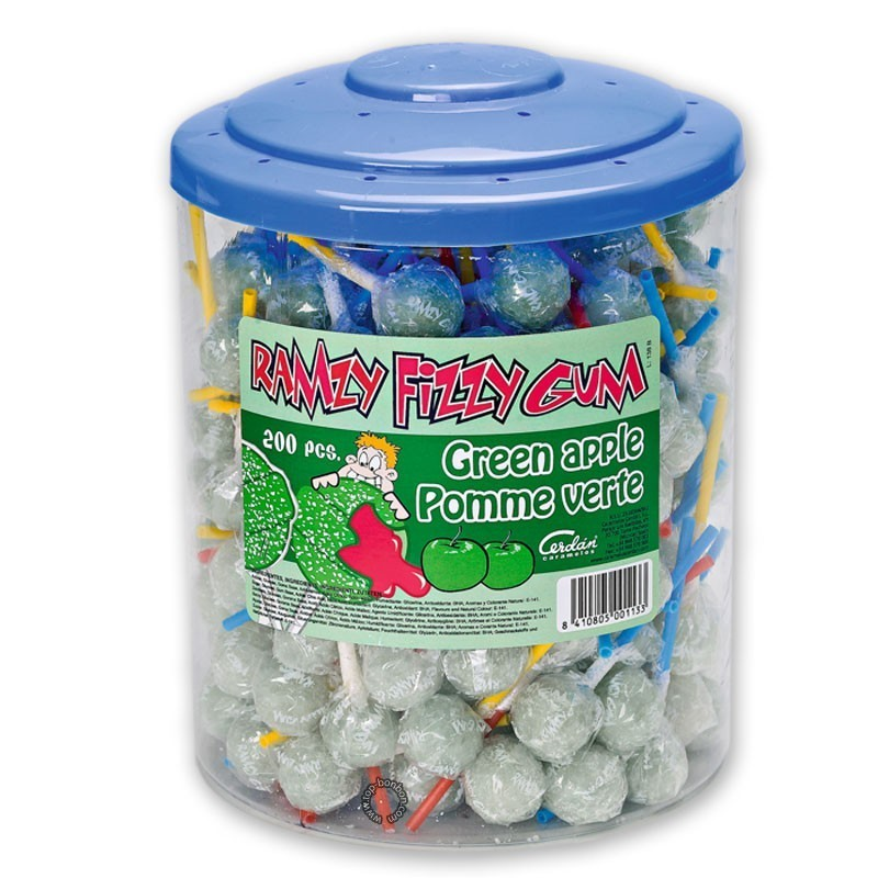SUCETTE RAMZY POMME GUM 200 PIECES