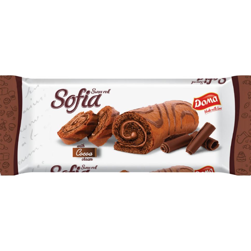SWISS ROLL SOFIA CACAO X 10