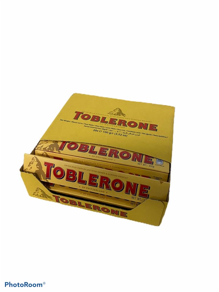 TOBLERONE YELLOW 100G X 20