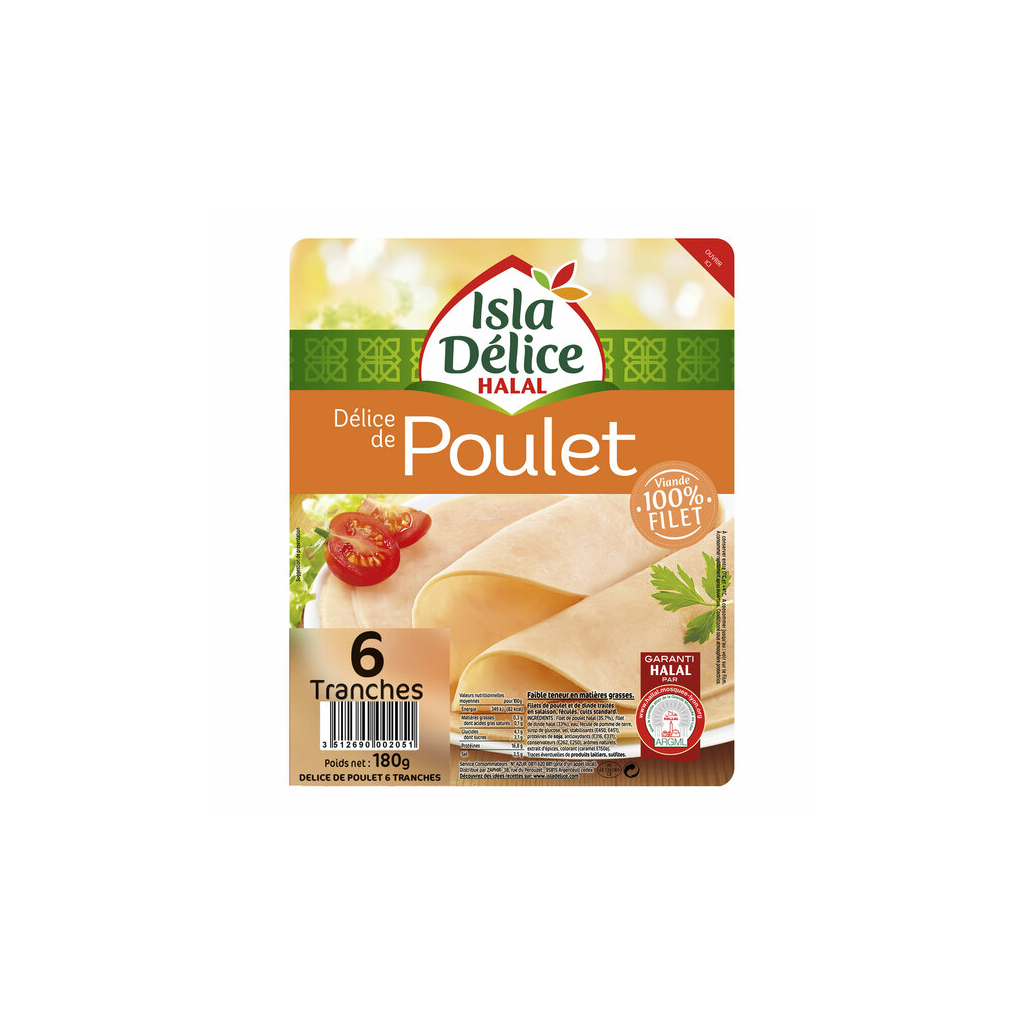 Delice Poulet Gout Fume "Al Jadid" Bloc 2.3 kg