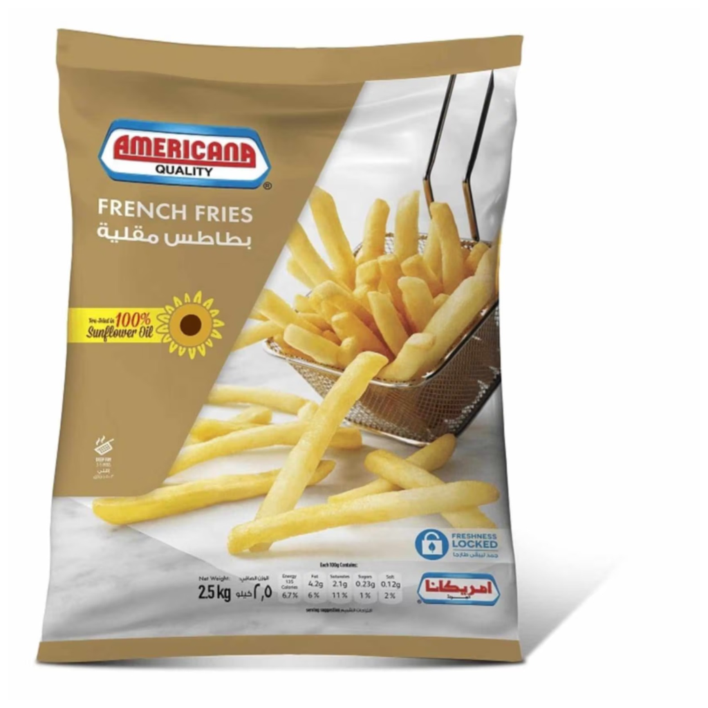 Frites Avec Peau 10/10 Lutosa Carton De 10 kg