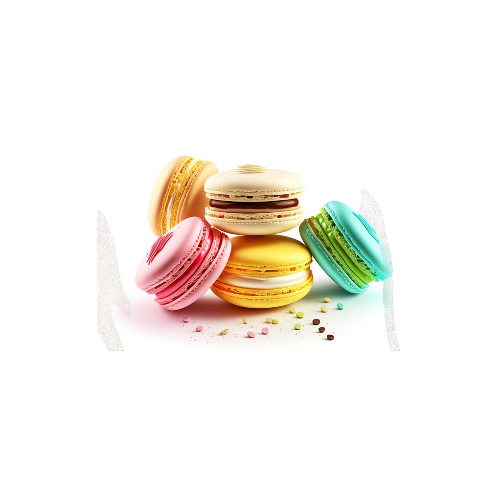 Assortiment De Gros Macarons Par 12Pcs
