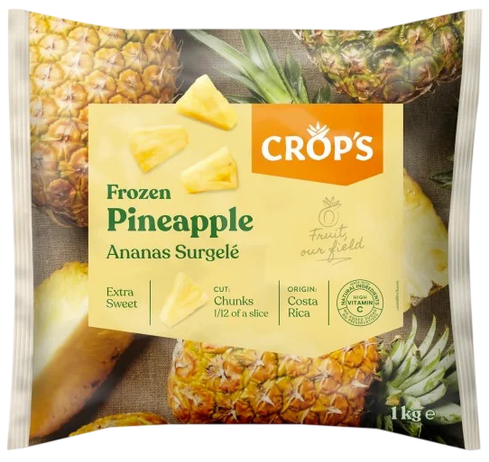 Ananas Morceaux Surgelé Crops