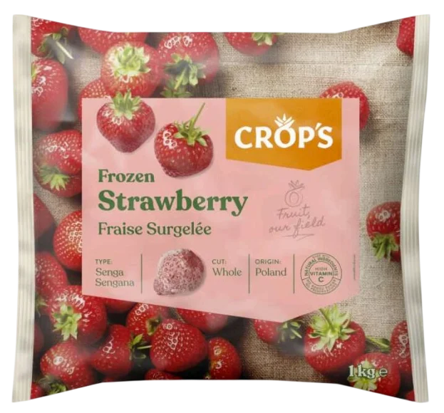 Fraise Entière Surgelée Crops