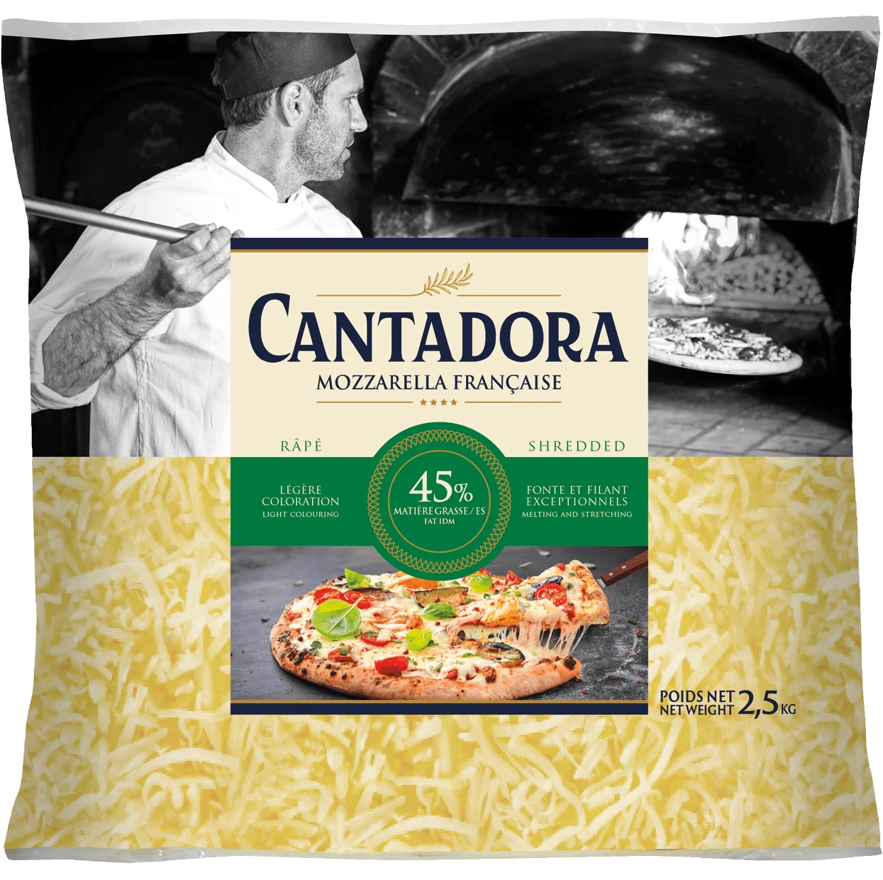Mozzarella Râpée Cantadora