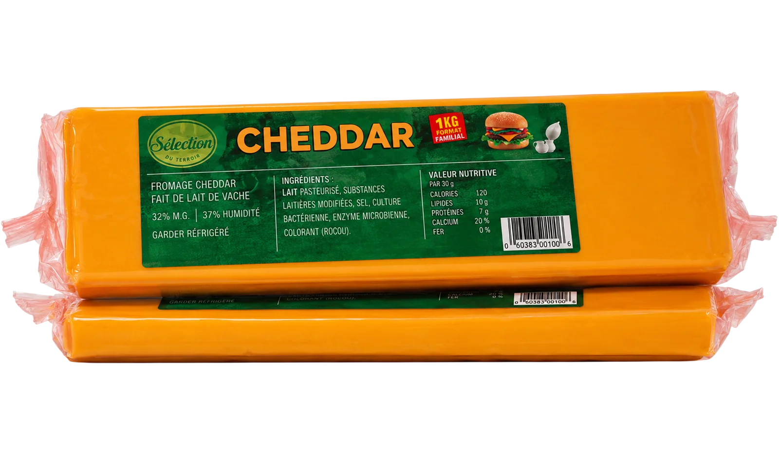 Toastinette Cheddar Etiquette Verte