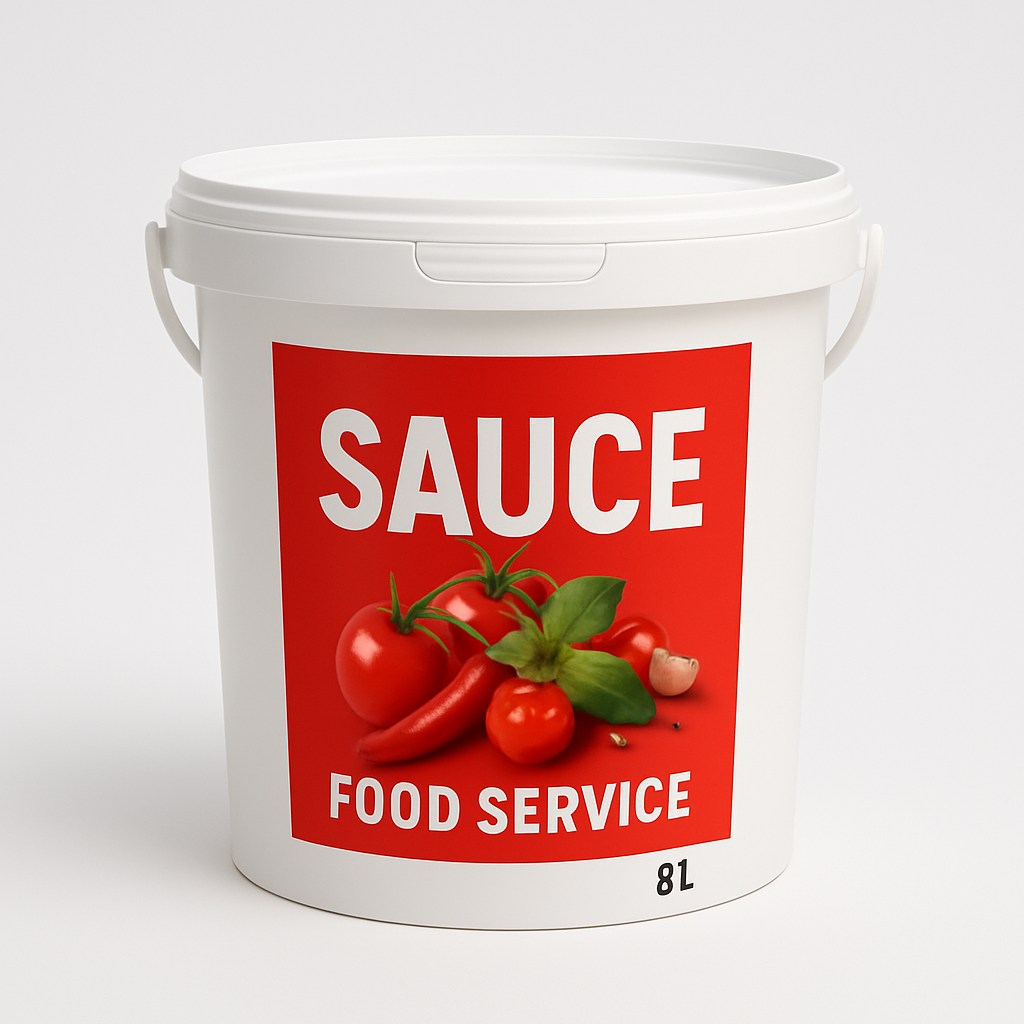Large format sauces 5L (Algerian/Andalusian/Biggi/Pitta/Samurai/BBQ/Dijon mustard/Salad sauce)