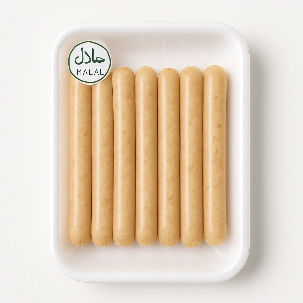 PRECOOKED POULTRY CHIPOLATAS WITH HERBS/CHEESE/NATURAL