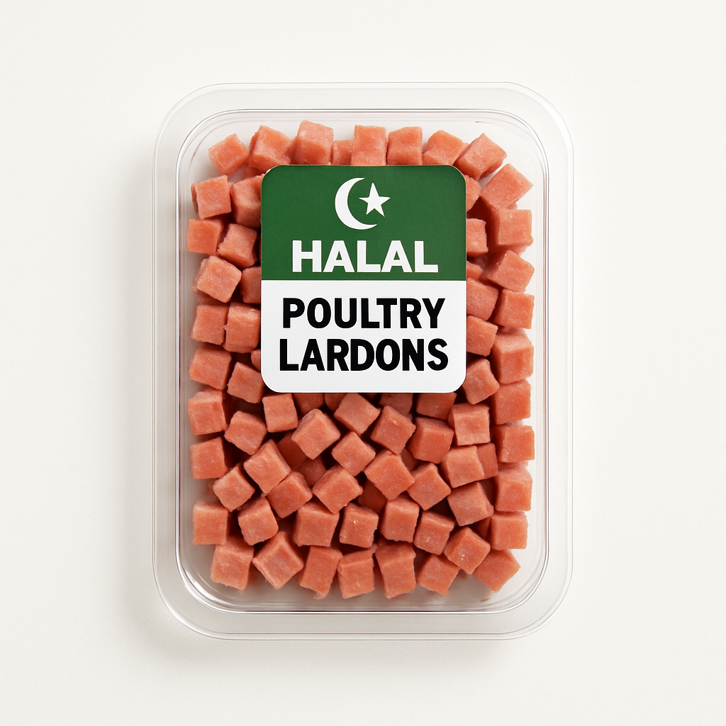 PRECOOKED SMOKED FLAVOR POULTRY LARDON