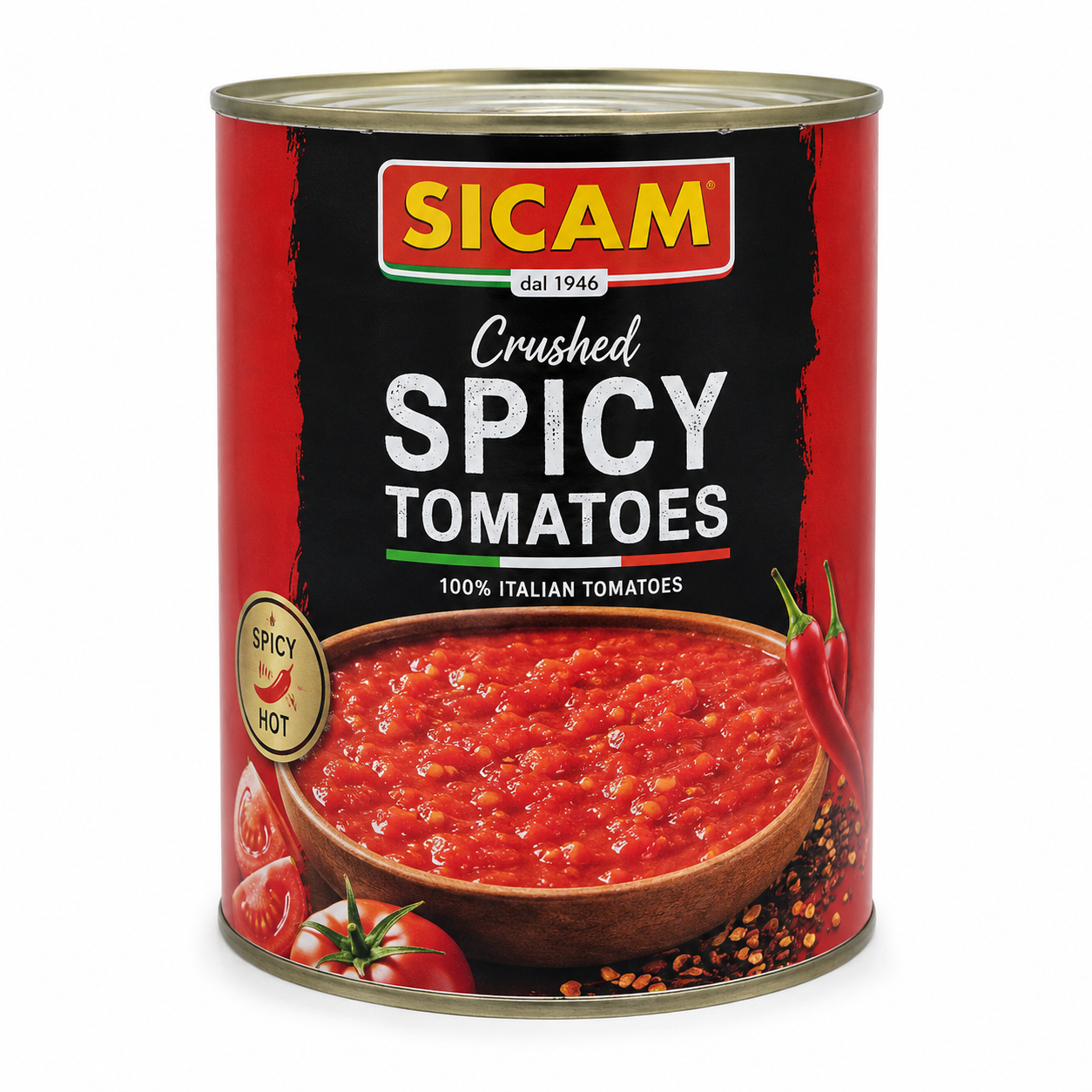 Crushed spicy tomatoes 4% 400g SICAM