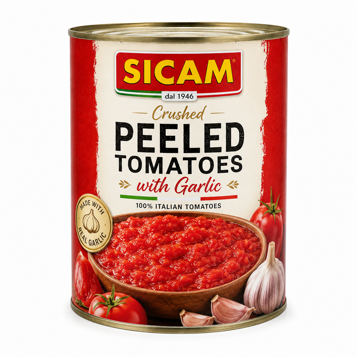Crushed peeled tomatoes 400g SICAM