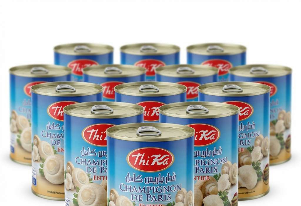 Whole button mushrooms 360g THIKA