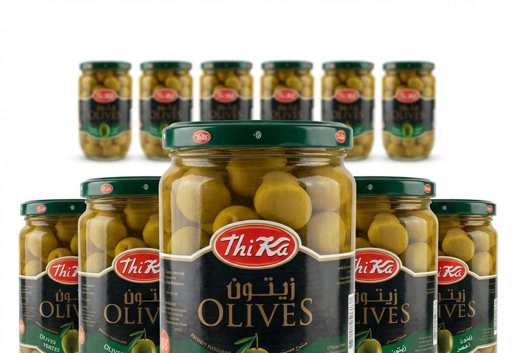 Green olives slices 350g THIKA